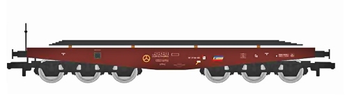 Amintiri AF22101 - H0 - Schwerlastwagen Stahlplatten, CFR, Ep. V